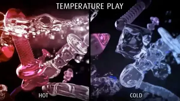 Icicles - Ekskluzywny Szklany Korek Idealny Do Masażu