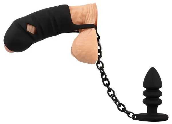 Black Velvets System Kontroli Komfortu Czarny 11,5 cm Silikonowy