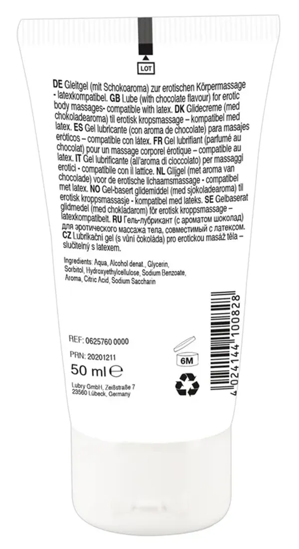 Lick It - Żel Do Erotycznego Masażu Czekolada 50ml