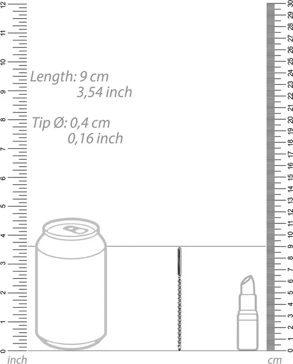 Metalowa cewka moczowa dla początkujących - 0,2 / 4 mmOuch! by shots
