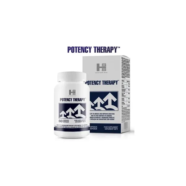 SHS Potency Therapy 60 tab -  Tabletki Na Potencję Dla Mężczyzn 60 szt