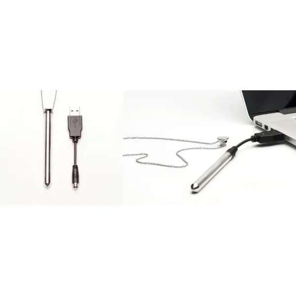 Wibrator naszyjnik - Crave Vesper Silver