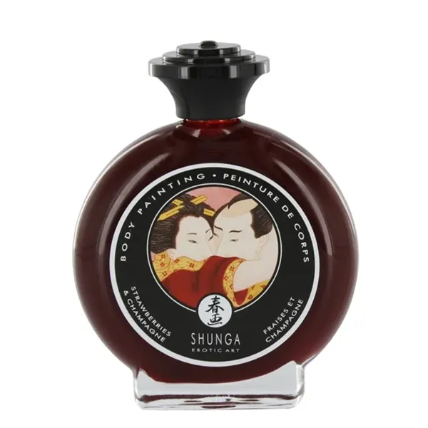 Jadalna farba do ciała - Shunga Bodypainting Strawberries & Champagne 100 ml