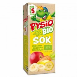Sok jabłko-marchew-banan PYSIO BIO, 200ml