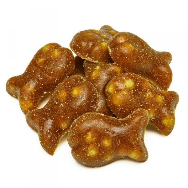 Chrupiące owocożelki bananowe w kształcie rybki Kiddylicious, 12g