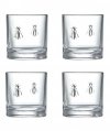 Abeille Szklanki do Whisky 4 szt. 300 ml