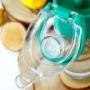 BUTELKA BIDON 650ml Z WKŁADEM NA OWOCE ZIELONA 124574-Z