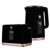 CZAJNIK ELEKTRYCZNY 1,7L + TOSTER CYFROWY BERLINGER HAUS BH-9540 BLACK ROSE