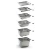 Pojemnik GN 1/3 stalowy Kitchen Line wys. 150 mm - Hendi 806449