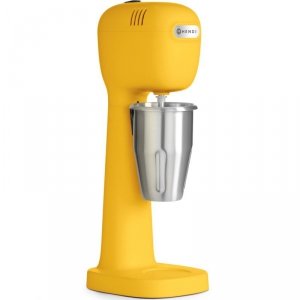 Shaker spieniacz do koktajli mlecznych 400 W żółty - Hendi 221631