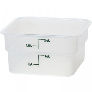 Pojemnik spożywczy CamSquare 1.9 l 185x185x100 mm - transparentny