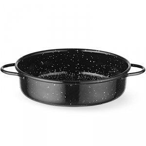 Patelnia emaliowana okrągła z uchwytami śr. 160x45 mm