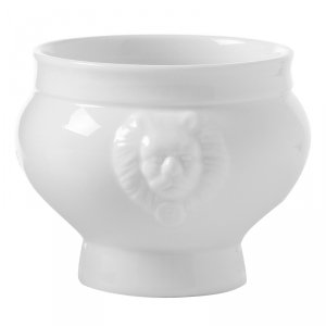 Miska na zupę LIONHEAD biała porcelana 0.5L - Hendi 784754