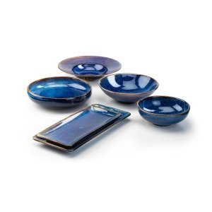 Zestaw obiadowy dla 6os, DEEP BLUE 