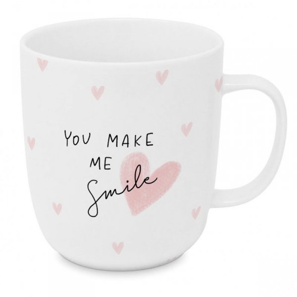 ,You Make Me Smile"  Kubek Porcelanowy 400 ml