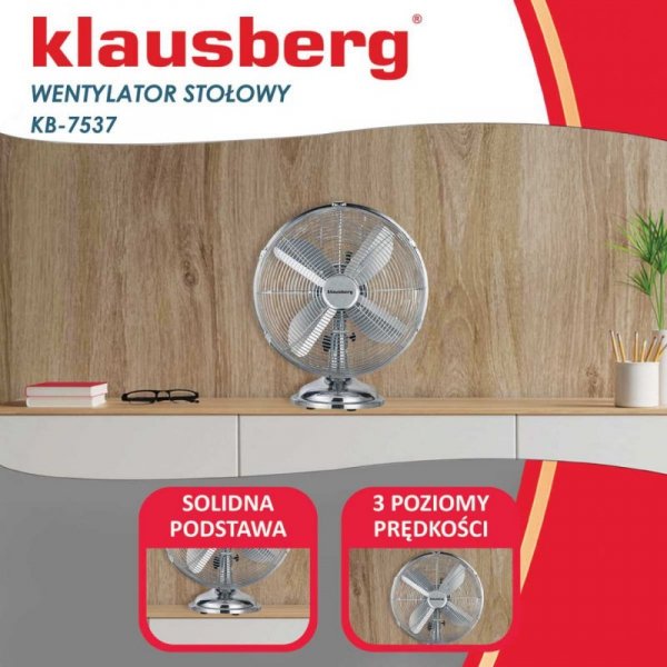 WENTYLATOR WIATRAK CYRKULACYJNY KLAUSBERG KB-7537