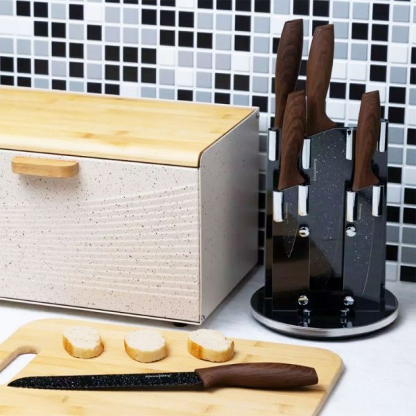 ZESTAW 5 KUCHENNYCH NOŻY W BLOKU KLAUSBERG KB-7615