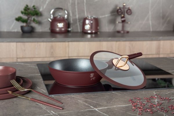 GŁĘBOKA PATELNIA TYTANOWA 24cm BERLINGER HAUS BH-8032 LEONARDO