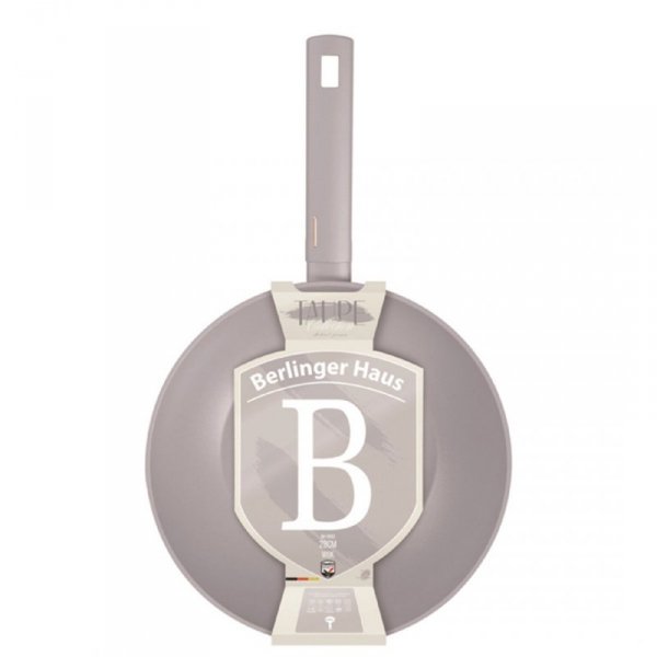 WOK TYTANOWY 28cm BERLINGER HAUS BH-8093 TAUPE