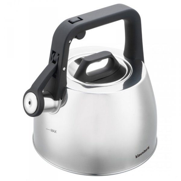 CZAJNIK STALOWY Z GWIZDKIEM 2,5L KLAUSBERG KB-7914