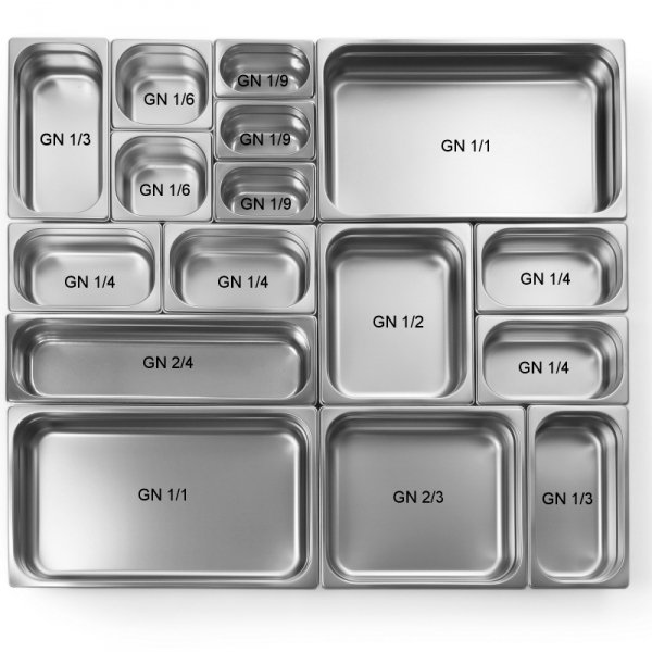 Pojemnik GN 2/3 stal nierdzewna Profi Line wys. 20mm - Hendi 801352