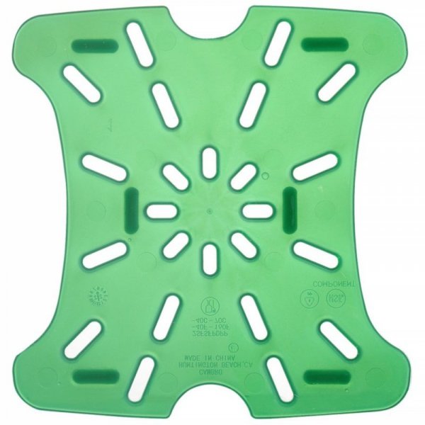 Ociekacz sztuczne dno do pojemników Cambro 1.9 / 3.8 l 159x152x16 mm - zielony
