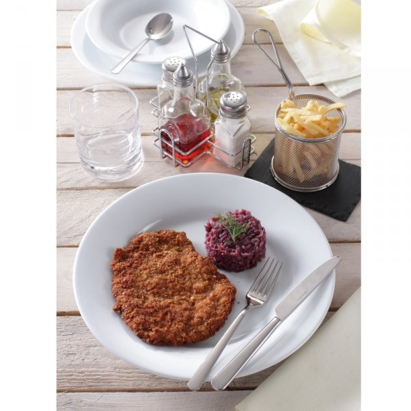 Talerz do makaronu spaghetti OPTIMA biała porcelana śr. 260mm - Hendi 770948