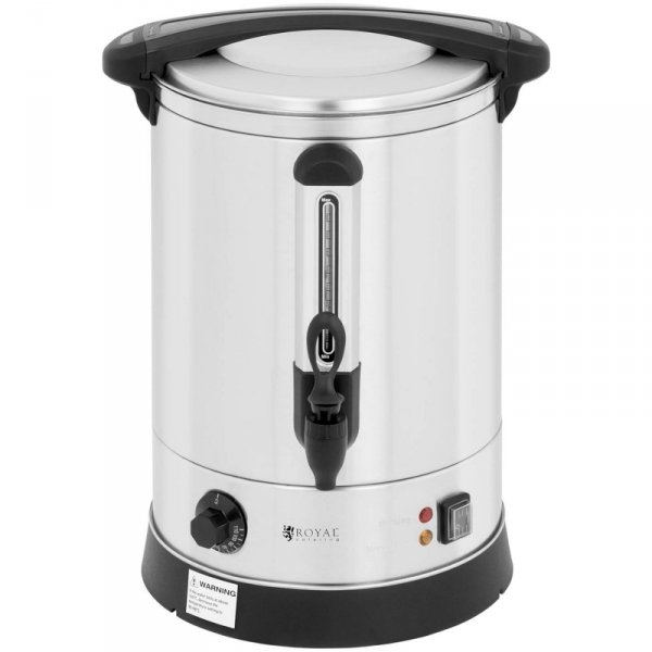 Warnik podgrzewacz do wody grzańca podwójne ścianki stalowy 14.5L 2500 W
