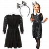 Strój mrocznej dziewczynki idealny na Halloween Bal przebierańców 110-116