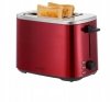 Toster podwójny 850W funkcja rozmrażania czerwony NOWOCZESNY DESIGN