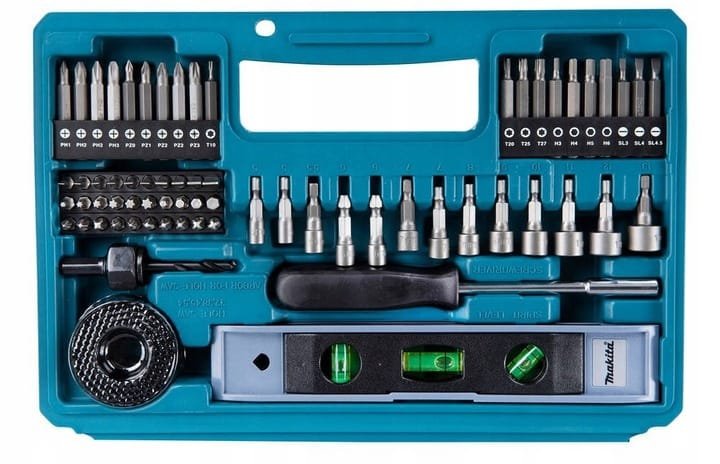 Zestaw osprzętu Makita bity wiertła 102 elementy E-10730