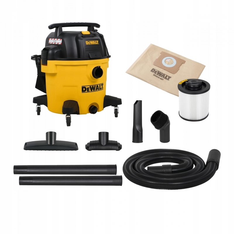 Odkurzacz przemysłowy Dewalt 1200W 34L gniazdo do elektronarzędzi 2300W