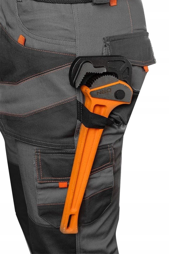 SPODNIE ROBOCZE na szelkach ODPINANE NOGAWKI spodenki 6w1 BAWEŁNA 3XL NEO