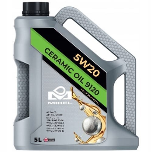 MIHEL Ceramic Oil 9120 5W20 OLEJ Ceramiczny 5L