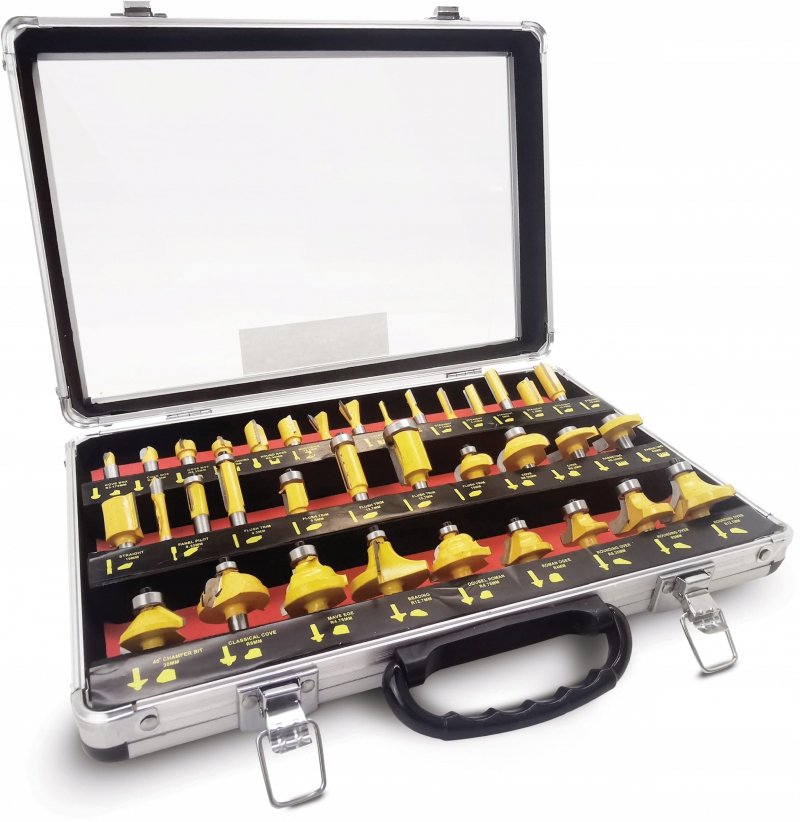 Vander Frezy kształtowe do drewna zestaw 35 el