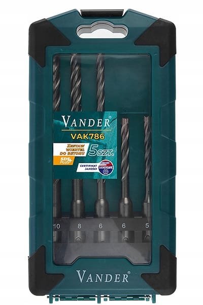 Młotowiertarka SDS Plus 850W VANDER + Wiertła