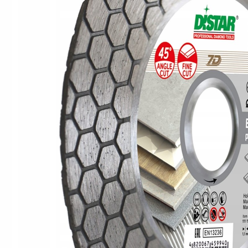 TARCZA DO CIĘCIA POD KĄTEM 45 DISTAR EDGE DRY 125