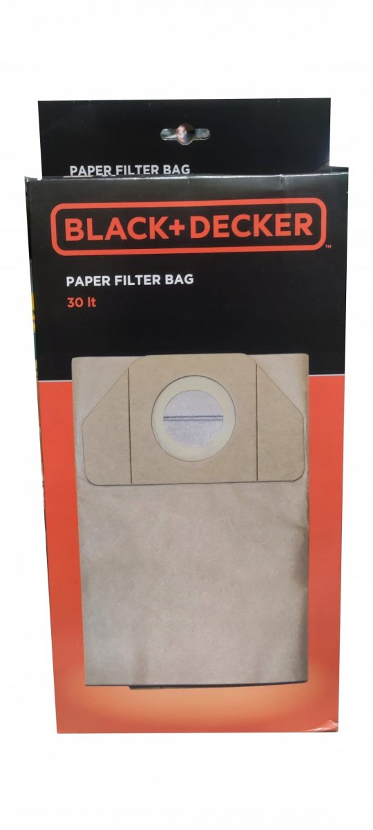 WORKI DO ODKURZACZA PAPIEROWE 30l Black&Decker 5 szt.
