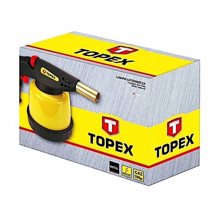 Palnik lampa lutownicza na naboje piezo 190g 44E141 TOPEX