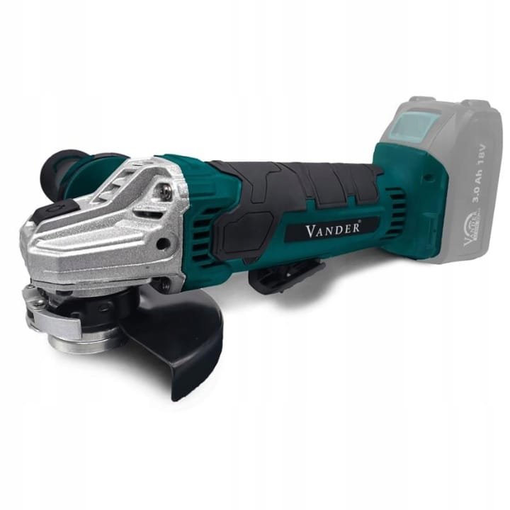 Szlifierka kątowa 125mm akumulatorowa bezszczotkowa AKU+ 18V 4,0Ah Vander