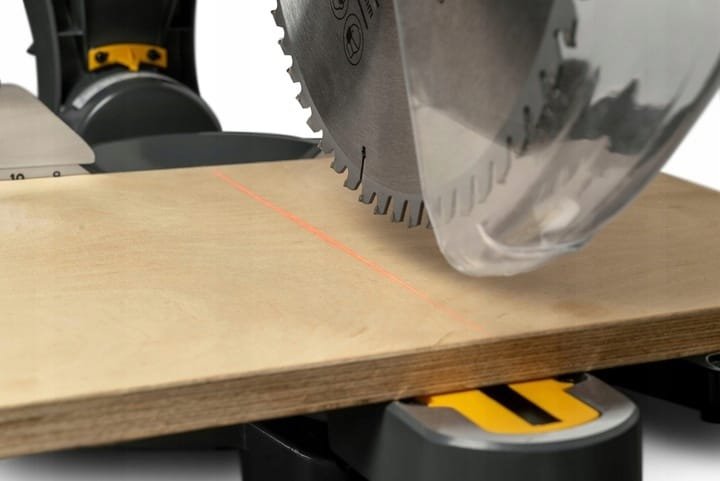 Piła ukośnica z posuwem 305mm 2000W laser 3xTARCZA