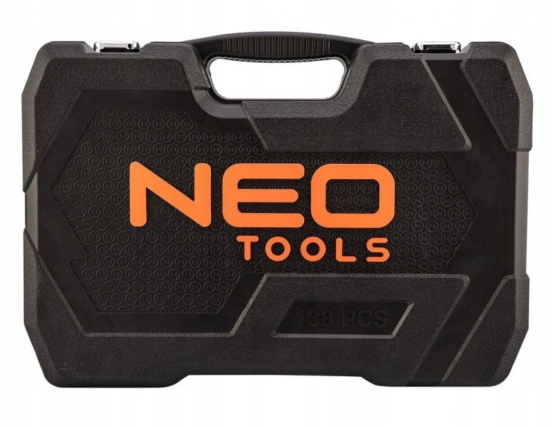 KLUCZE NASADOWE NASADKI PŁASKIE BITY TORX 1/2&quot; 1/4&quot; 138 EL. NEO TOOLS