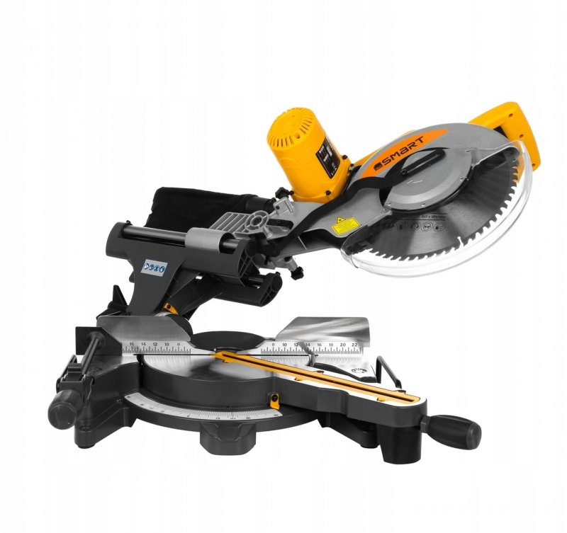 Piła pilarka ukośnica z posuwem 305mm 2000W+stół roboczy z kołami SMART365