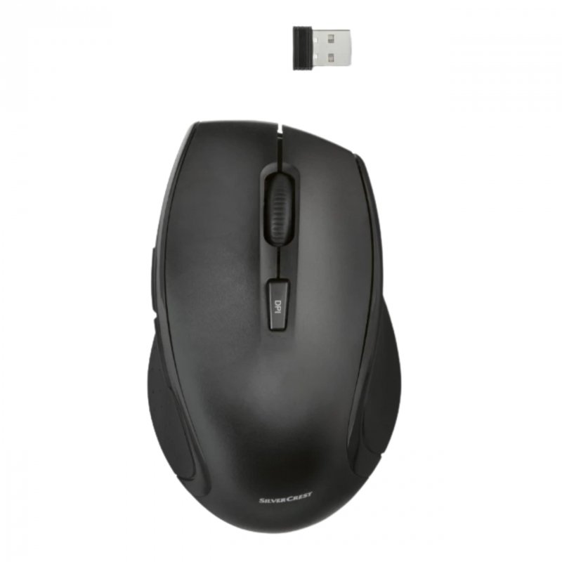 KLAWIATURA I MYSZ BEZPRZEWODOWA ZESTAW CZARNY USB 2000 DPI REGULOWANE NÓŻKI
