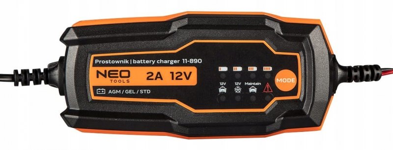 NEO 11-890 Prostownik automatyczny 2A/35W, 4-60Ah