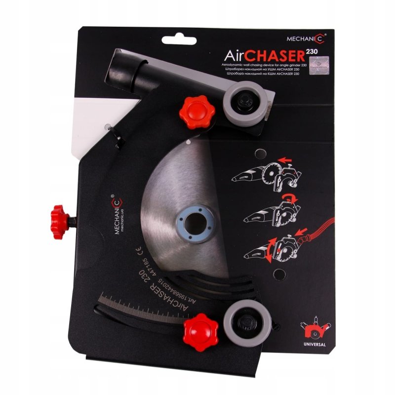 Bruzdownica przystawka MECHANIC AIRCHASER 230mm