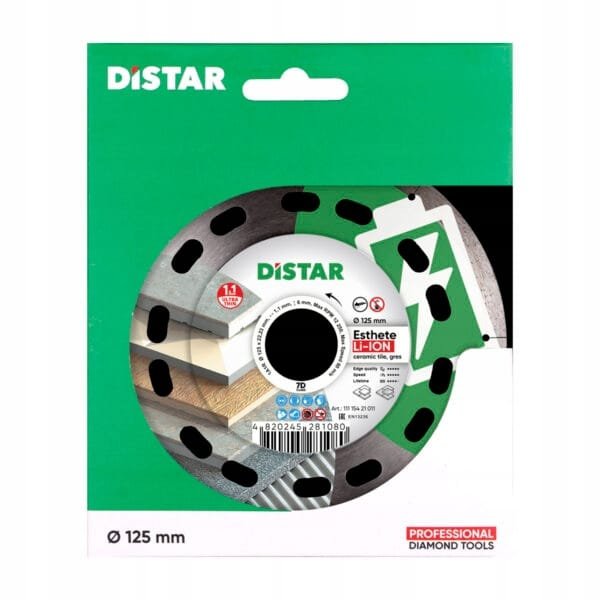 Tarcza Diamentowa 125 mm DISTAR ESTHETE Li-Ion
