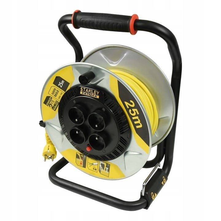 Przedłużacz bębnowy 25m 3x1,5mm IP20 16A STANLEY