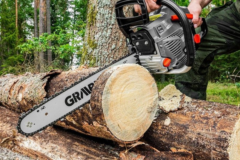 PIŁA SPALINOWA ŁAŃCUCHOWA 2,7KM 45CM ŁAŃCUCH OREGON GRAPHITE 58G952
