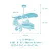 Lampa samolot dwupłatowiec Trzy Kolory